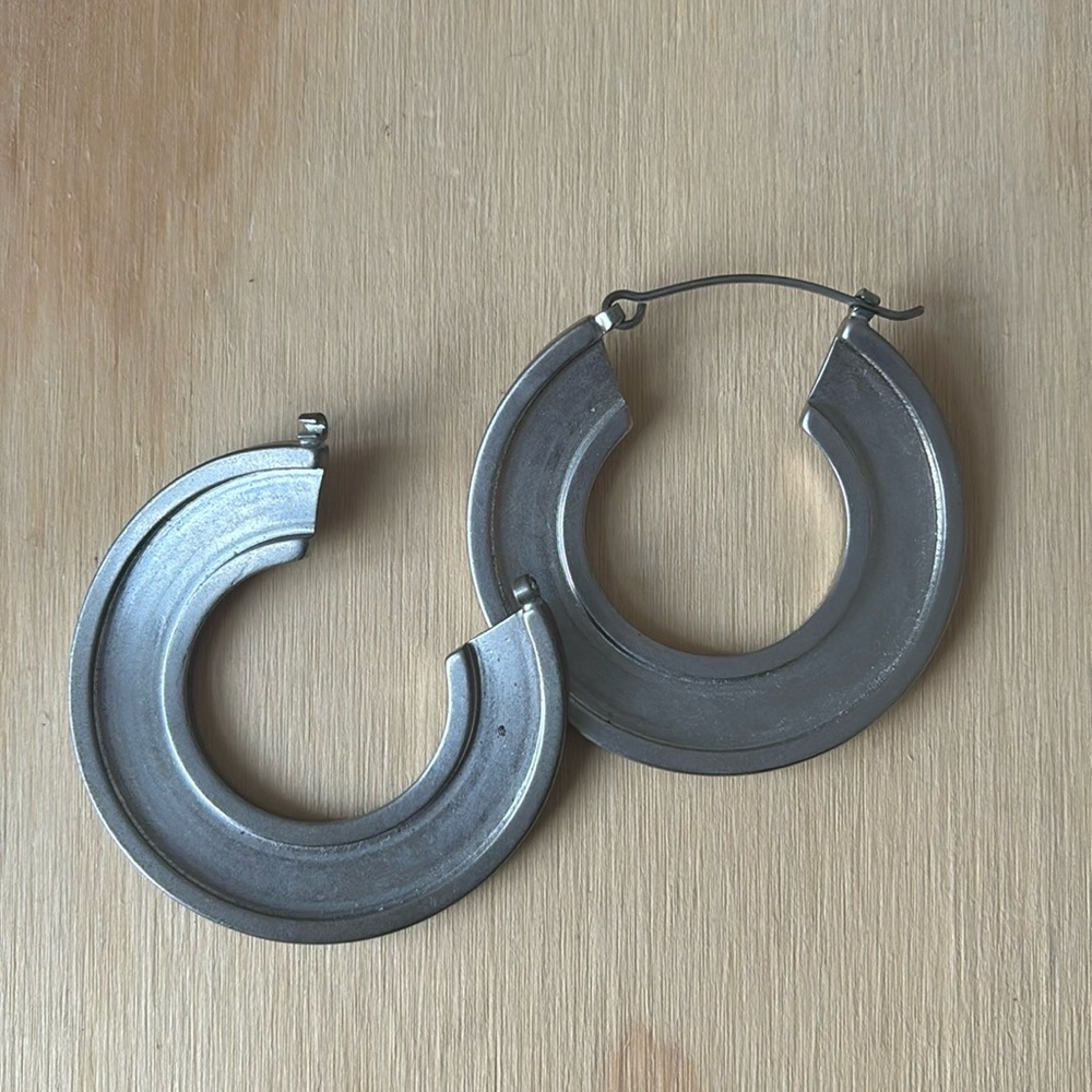 Marni Earrings Silver Tone